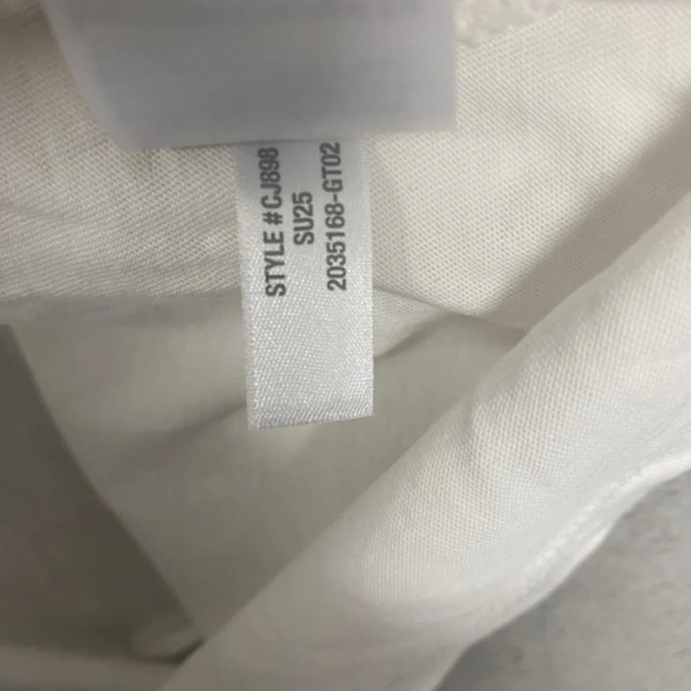 J.Crew‎ Mens XXL White Graphic T Shirt Give It Your Best Shot Short Sleeve CJ898